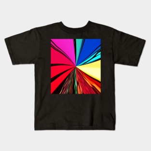 Colorful Rainbow Vortex 608 Kids T-Shirt